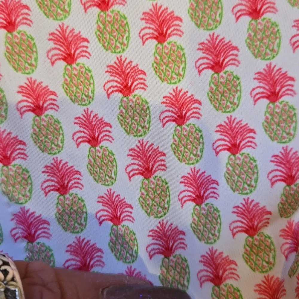 Fairway & Greene Pink/Green Pineapple Leisure/Active/Golf Skort - Picture 10 of 10